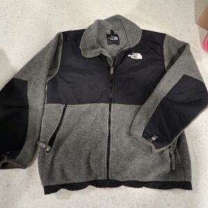 The North Face Kids Black and Gray Fleece Jacket